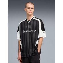Puma BMW M Motorsport Lifestyle Mens Striped Oversized Jersey