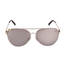 Swarovski Sunglasses Oval Sunglass With Silver Lens For Women