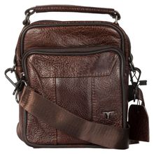 Bulchee Brown Solid Sling Bag