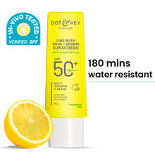 Dot & Key Lime Rush Swim + Sports Sunscreen SPF 50+ PA++++, 180 Minutes Water Resistant