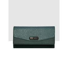 ESBEDA Green Color Croco Embossed Wallet for Women