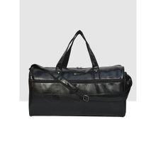 ESBEDA Black Color Textured Pattern Duffle Bag for Unisex