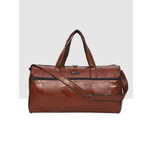 ESBEDA Tan Color Textured Pattern Duffle Bag for Unisex