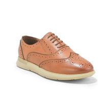 WOODLAND Men Tan Casual Brogues