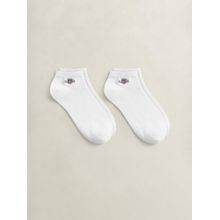 GANT Mens White Shield Ankle Socks
