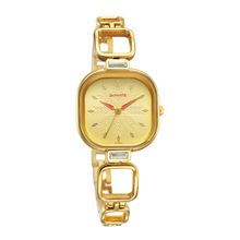 Sonata Women Gold Dial Analog Watch - 8186Ym01