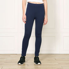 Van Heusen Women Athleisure Flexi Stretch & Body Hug Treggings - Dark Navy