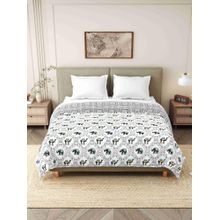 Indra's Multi-Colour 150 Gsm Viscose Cotton Single Jaipuri Quilt