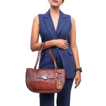 Hidesign Fling 03 Tan Leather Womens Shoulder Bag