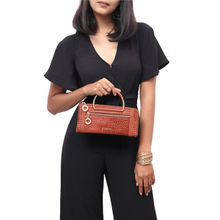 Hidesign Affair W2 Rf Tan Leather Womens Wallet