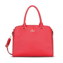 Lavie Red Solid/plain Handbags