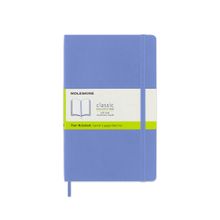 MOLESKINE Classic Large Soft Cover Notebook (Plain) - Hydrangea Blue