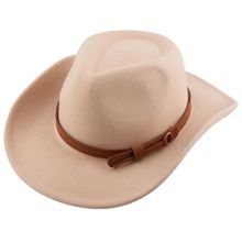 The Tie Hub Cowboy Cream Fedora Hat