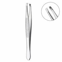 Beautiliss Tweezer Plucker with Square Tip for Precise Eyebrow Hair Removal and Grooming