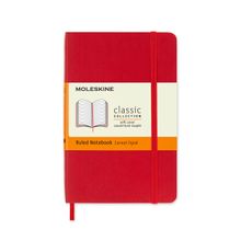 MOLESKINE Classic Pocket Size Soft Cover Notebook (Ruled) Scarlet Red