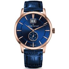 Claude Bernard Classic Date|Small Seconds Analog Blue Dial Men Watch - 64005 37R BUIR3
