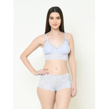 Da Intimo Cage Lacy Lingerie Set - Grey