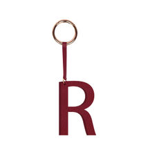 Tann Trim Berry Red Letter Bag Charm Letter R