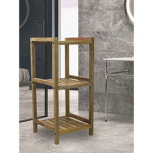 Metalsmith 3 Shelves Kitchen Rack Mango Wood 3 Tier Organizer For Kitchen, Multipurpose Racks