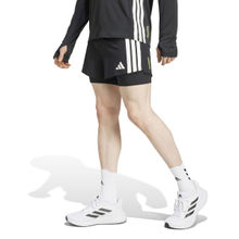 adidas ADIZERO 2i1 GEL Men Black Running Shorts