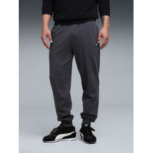 Puma Grey Solid Relaxed Fit Joggers