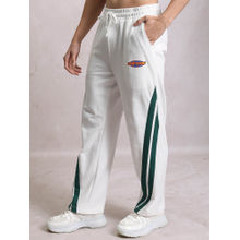 HIGHLANDER White Colorblock Relaxed Fit Trackpant