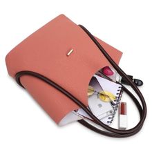 Legal Bribe Printed Handheld Bag - Pink