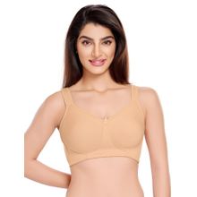 Juliet Womens Full Support Non-Wired Bra Beige