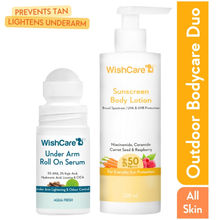 Wishcare Sunscreen Body Lotion SPF 50 + Aqua Fresh Under Arm Roll On Serum