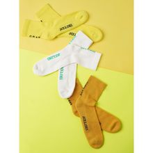 Jack & Jones Men Solid Multicolor Socks (Pack of 3)