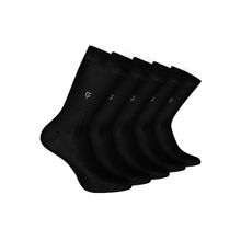 Footprints Odour Free Organic Cotton Bamboo Men Formal Socks (Pack of 5)