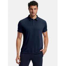 Jockey MV41 Men Recycled Microfiber Elastane Active Wear Polo T-shirt - Navy