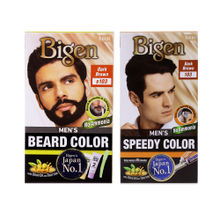 Bigen Beard Color Darkbrown B103 & Speedy Color Dark Brown 103 - Pack Of 2