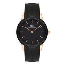 Daniel Wellington Iconic Link Motion 40mm Rose Gold Black Watch For Men