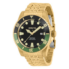 Invicta Men Black & Green Pro Diver Automatic Dial Watch
