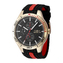 Invicta Men Black Racing Quartz Dial Watch