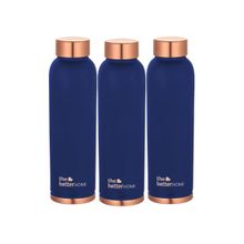 The Better Home Copper Bottle 950 ml Blue Pack of 3