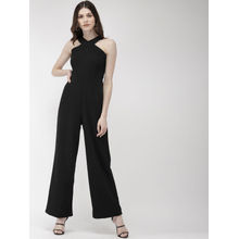 Twenty Dresses By Nykaa Fashion Black Cross Over To The Other Side Jumpsuit