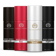 The Man Company Blanc, Fire, Night & Oud Deodorant Set