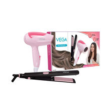 VEGA Hair Styling Combo Kit With Hair Straightener & Dryer (VGGP-08)