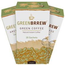 Greenbrrew Decaffeinated Natural Instant Green Coffee (Pack Of 3)