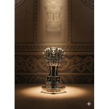 SABERA National Emblem Ashoka Lion Paperweight “Satyameva Jayate”