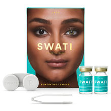 Swati Cosmetics Coloured Contact Lenses Jade 6 months Power 0.00