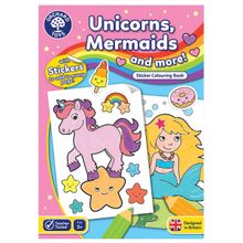 Orchard Toys Unicorns, Mermaids and More Sticker Colouring Book