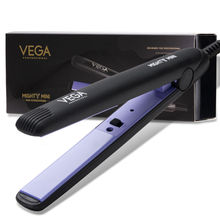 VEGA Professional Mighty Mini Hair Straightener-Black (VPPHS-10)