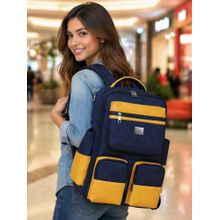 REDHORNS Ironhide Water-Resistant Unisex 15.6 Laptop Sleeve Travel Blue Backpack