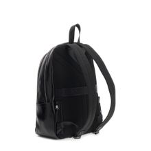 Guess Black Polyurethane Solid Men Backpack