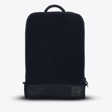 BadgePack Designs Enzo Backpack Black Bag with 5 Printed Badges