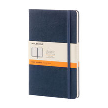 Moleskine Classic Notebook Ruled Hard Cover Large - Sapphire Blue