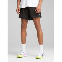 Puma Men Black Ultra Weave 5 Running Shorts
